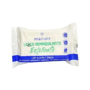 Lenço demaquilante esfoliante - Mia Make