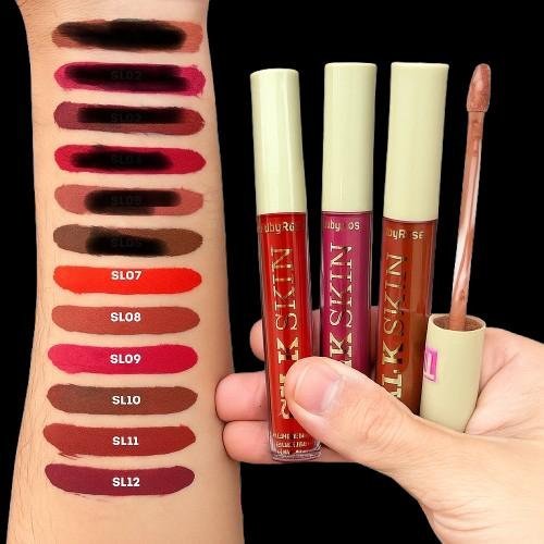 batom líquido ruby rose silk skin sl09 batom líquido ruby rose silk skin sl09